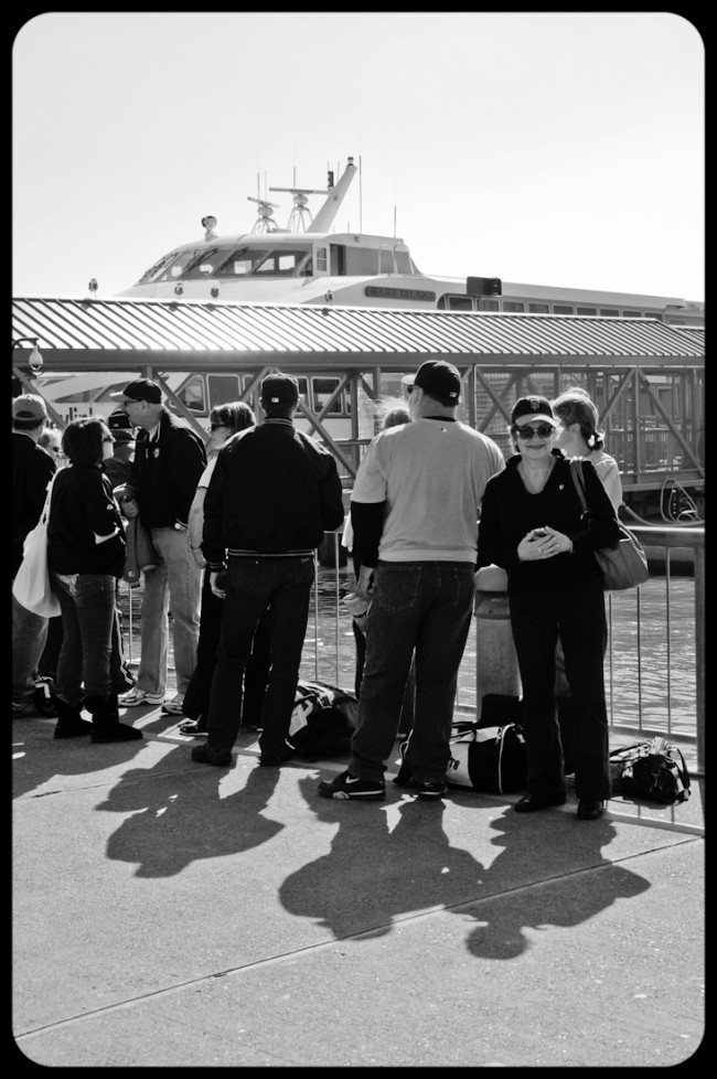 Line for the Ferry