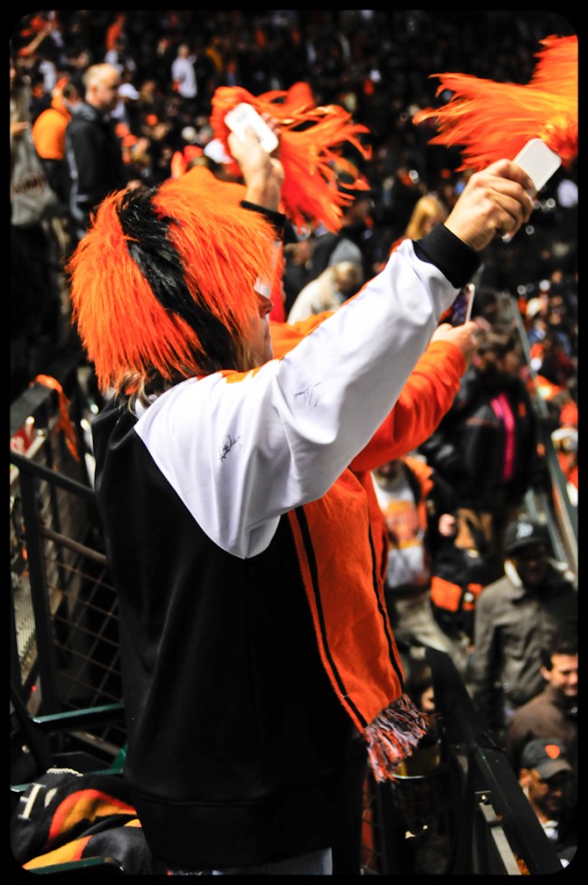 Pom Poms & Orange Fros
